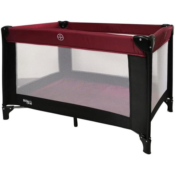 Little One Vito Camp Cot Burgundy