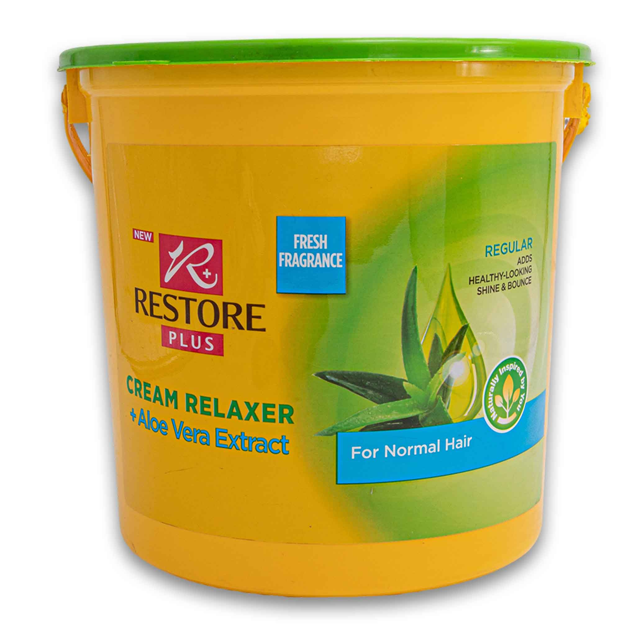Cream Relaxer Regular 5L made with Aloe Vera Extract for Normal Hair