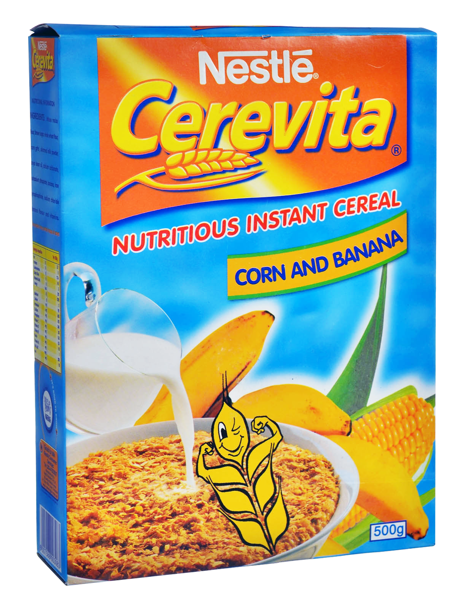 Nestle Cerevita Instant Cereal with Corn and Banana 500g