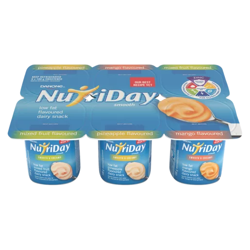 Danone NutriDay Low Fat Mixed Fruit, Banana, Pineapple And Mango Flavoured Dairy