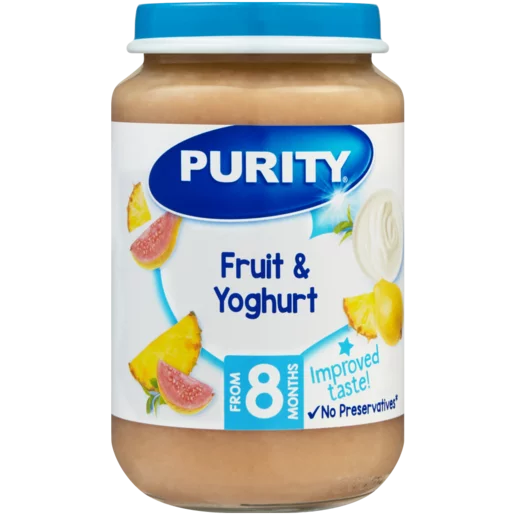 PURITY Fruit & Yoghurt 3rd Baby Food 200ml