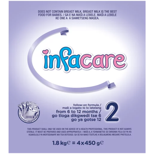 Infacare Follow-On Formula From 6 To 12 Months 1.8kg
